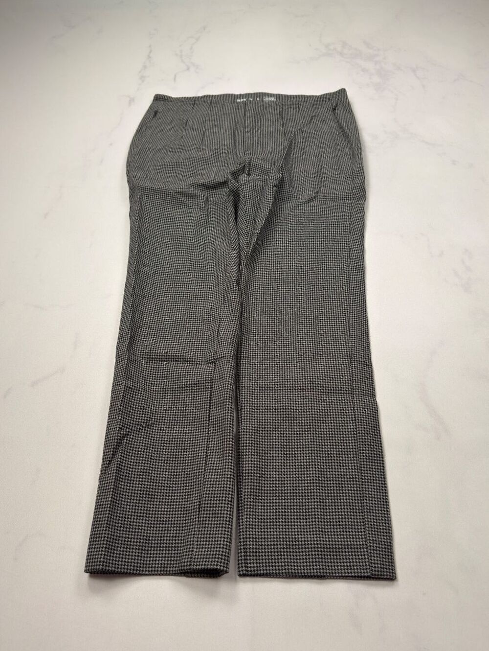 Old Navy Classic Style Trousers Black Gray 90s Straight Leg - Womens 12